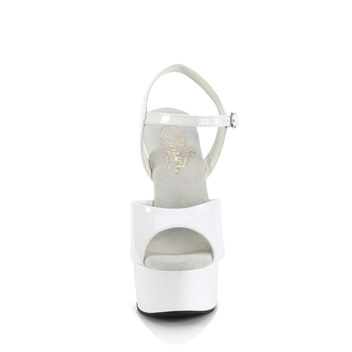 Pleaser Sandalen GLEAM-609 WHT PAT / WHT