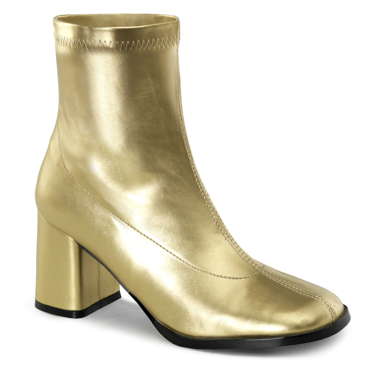 Funtasma Damen Knöchelstiefel Gogo-150 gold str pu