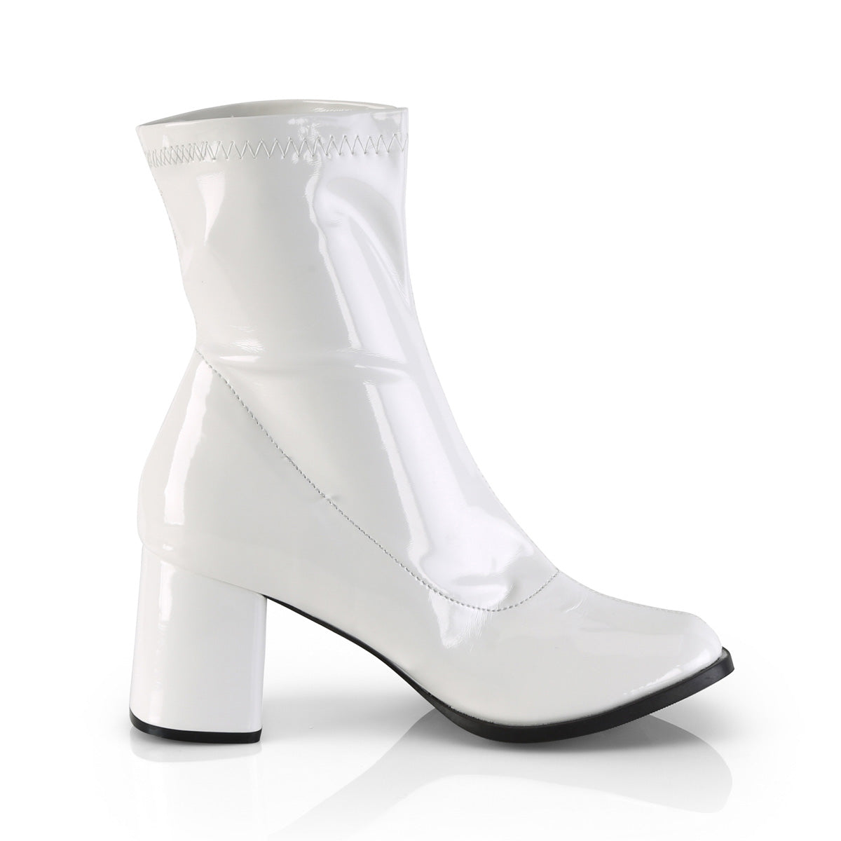 Funtasma Damen Knöchelstiefel Gogo-150 WHT STR Pat