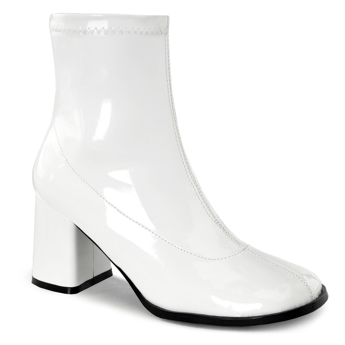 Funtasma Damen Knöchelstiefel Gogo-150 WHT STR Pat