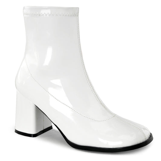 Funtasma Damen Knöchelstiefel Gogo-150 WHT STR Pat