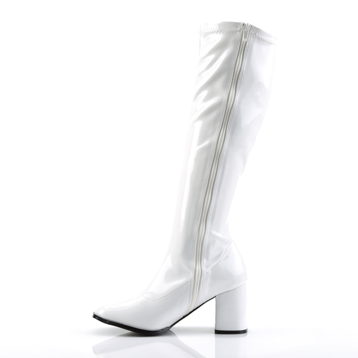 Funtasma Womens Boots. Gogo-300 WHT Str Pat