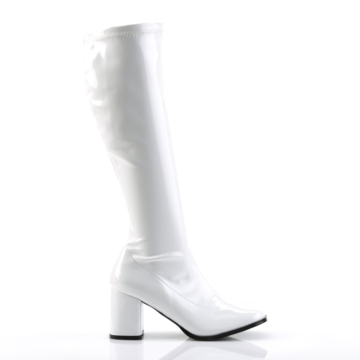 Funtasma Womens Boots. Gogo-300 WHT Str Pat