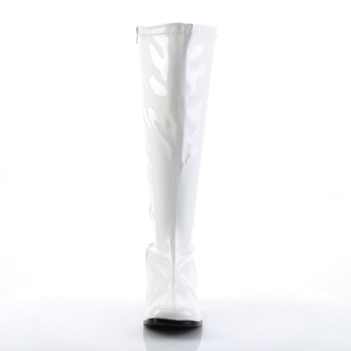 Funtasma Womens Boots. Gogo-300x WHT Str Pat