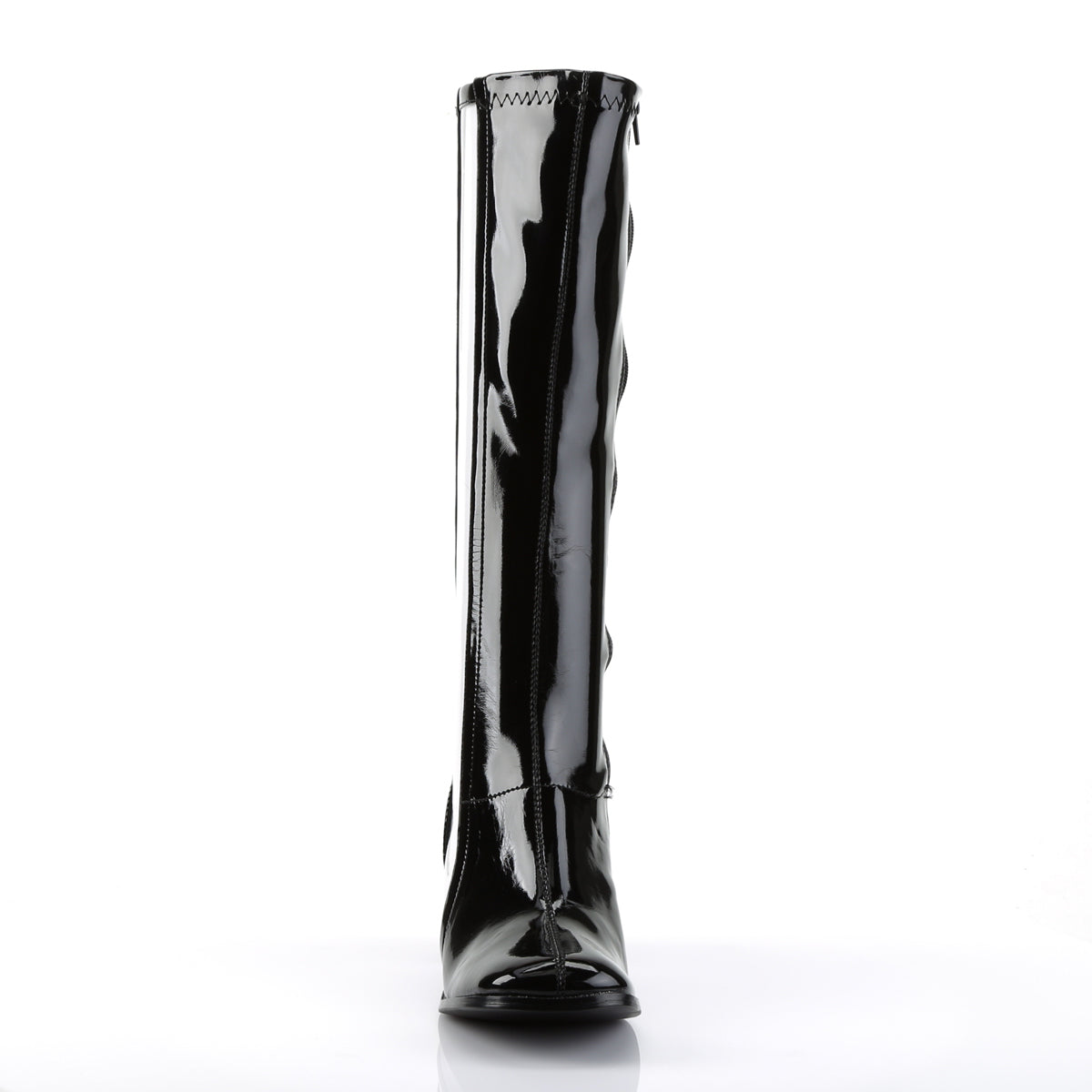 Funtasma Womens Boots. Gogo-303 BLK Str Pat-CLR TPU