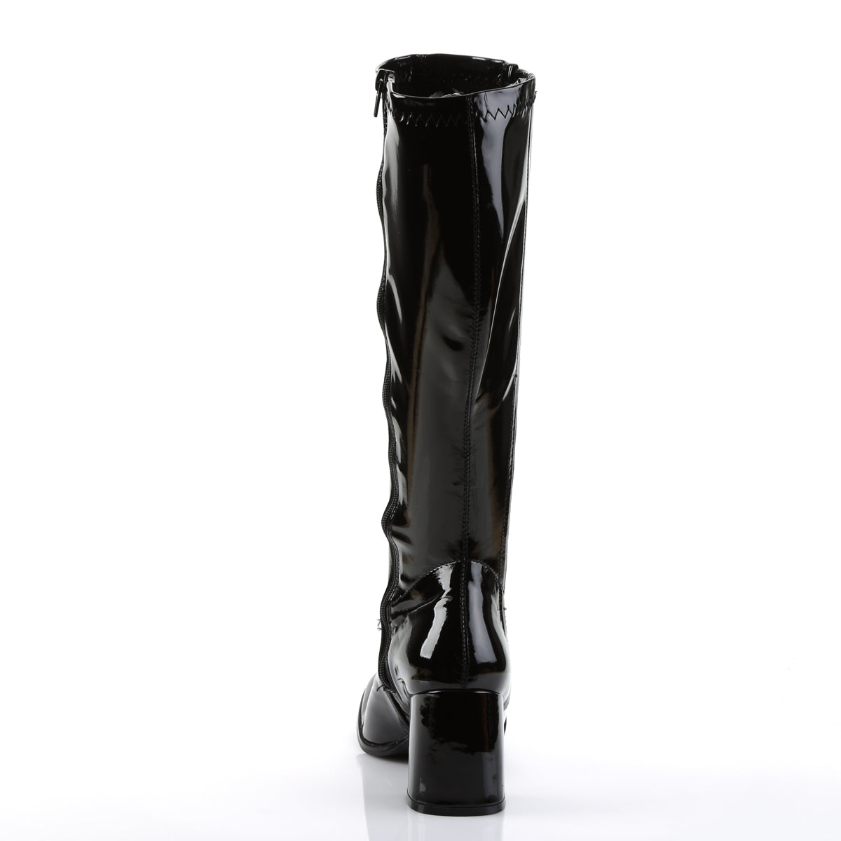 Funtasma Womens Boots. Gogo-303 BLK Str Pat-CLR TPU