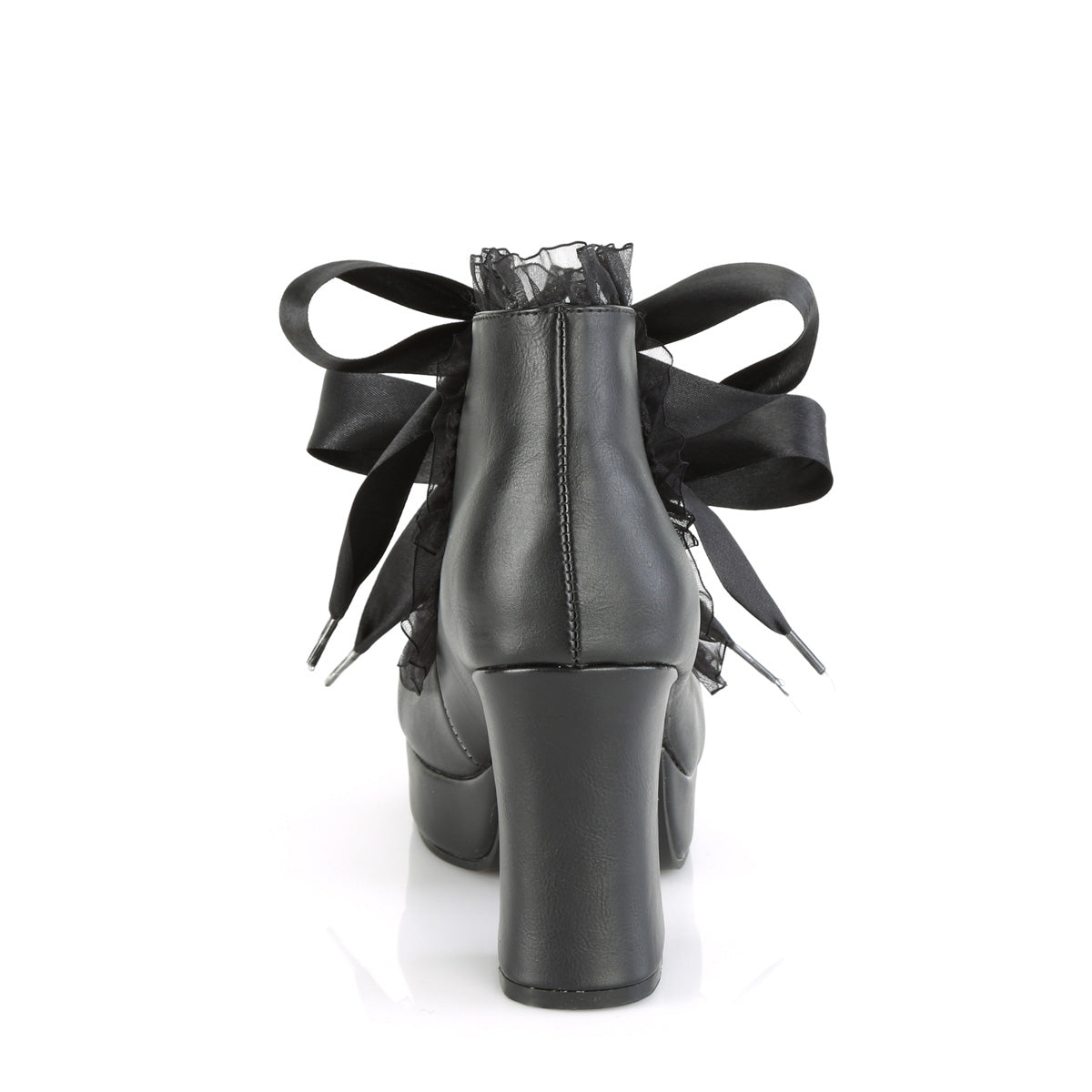 DemoniaCult Frauenpumpen GOTHIKA-53 BLK Vegan Leder