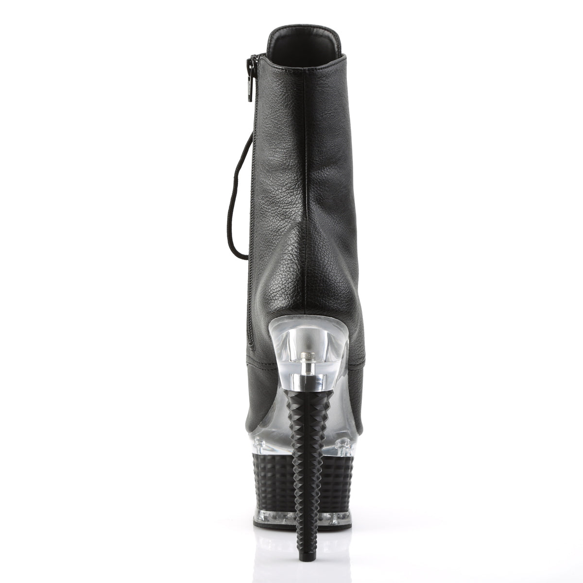 Pleaser Damen Knöchelstiefel ILLUSION-1021 BLK Faux Leder / BLK Matte