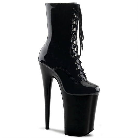 Pleaser Damen Knöchelstiefel INFINITY-1020 BLK / BLK