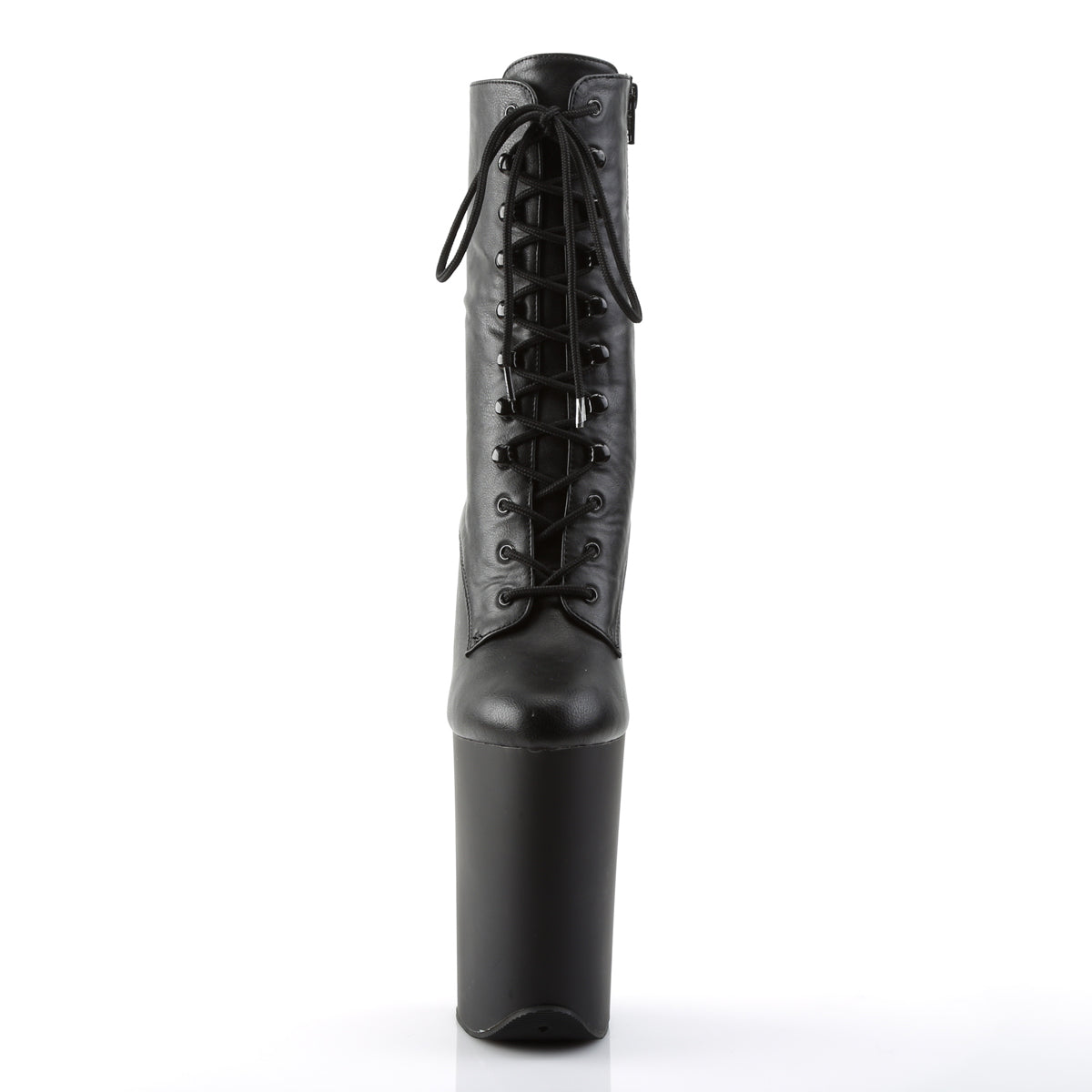 Pleaser Women's Platform Shoes INFINITY-1020 Blk Faux Leather/Blk Matte