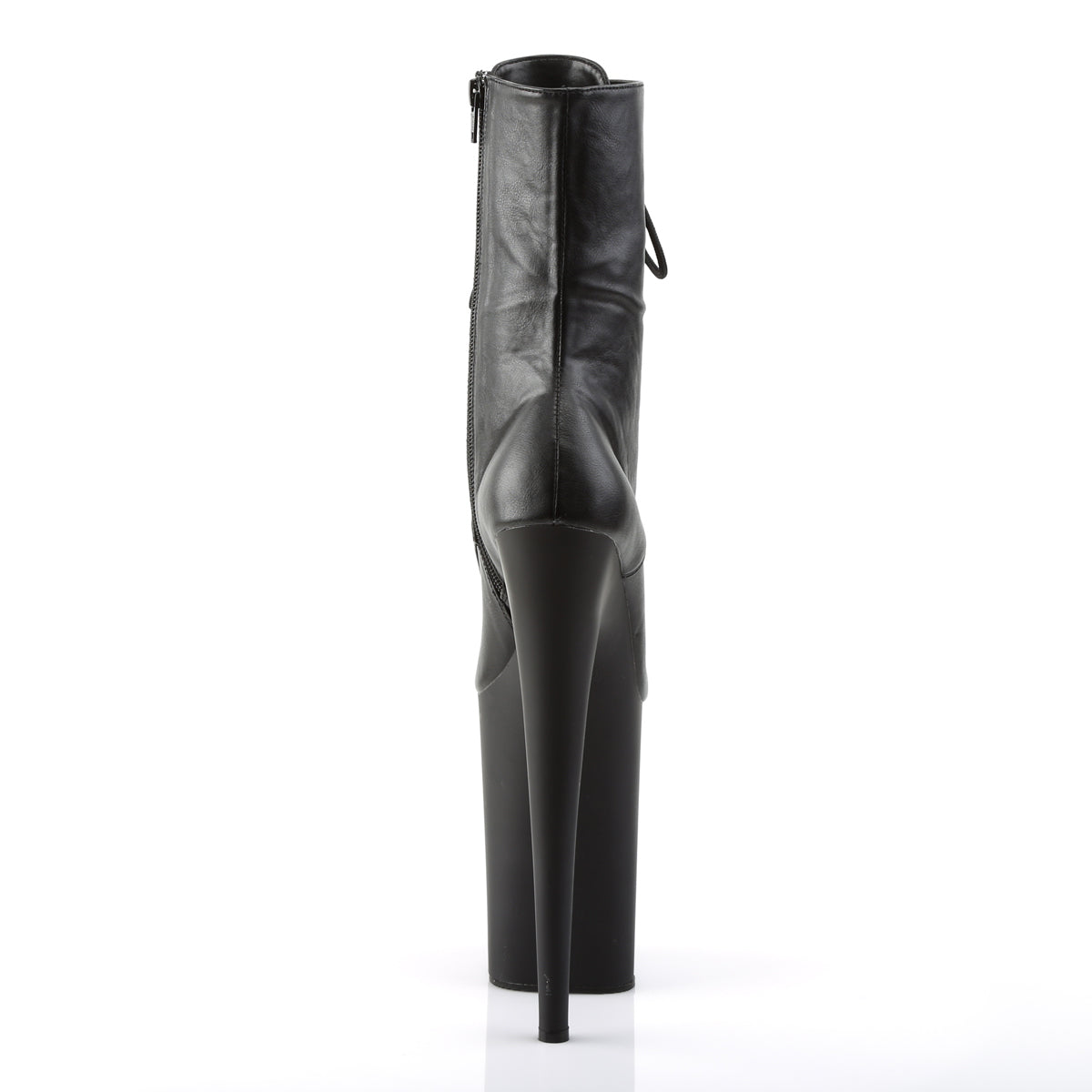 Pleaser Damen Knöchelstiefel INFINITY-1020 BLK Faux Leder / BLK Matte