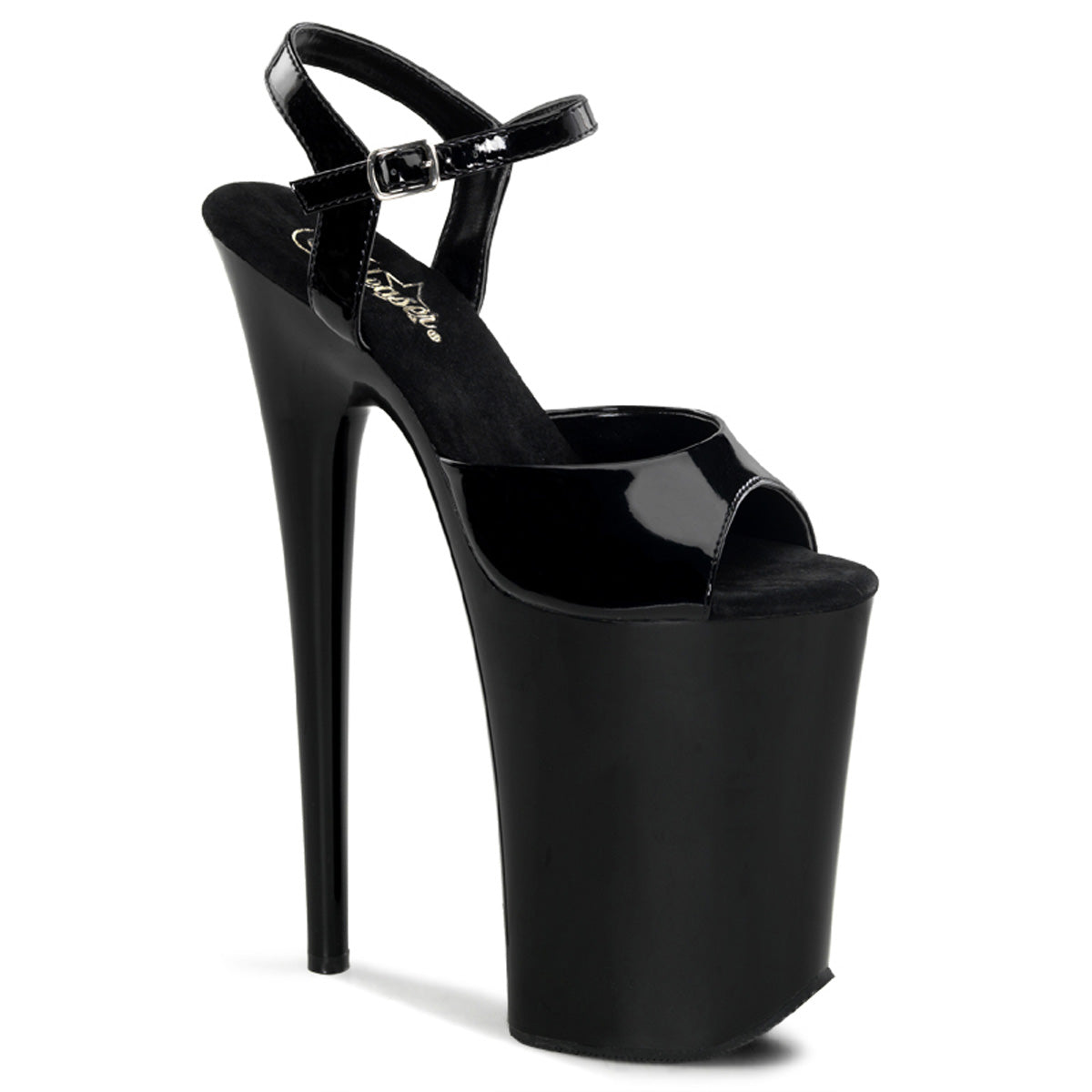 Pleaser Damen Sandalen INFINITY-909 BLK / BLK