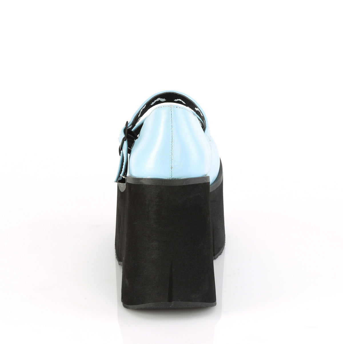 DemoniaCult Frauenpumpen KERA-08 B. Blaues veganes Leder