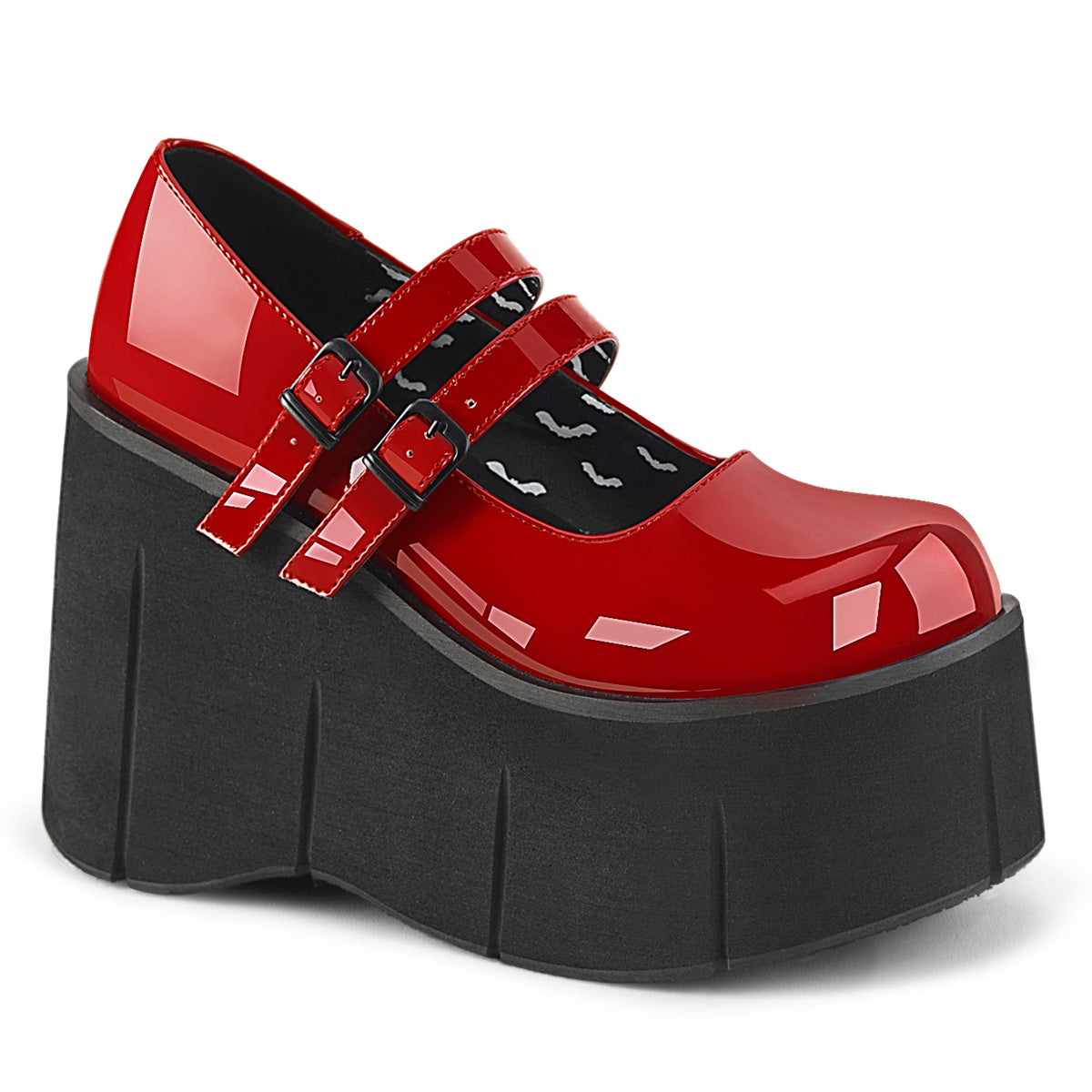 DemoniaCult Pumps KERA-08 Red Pat