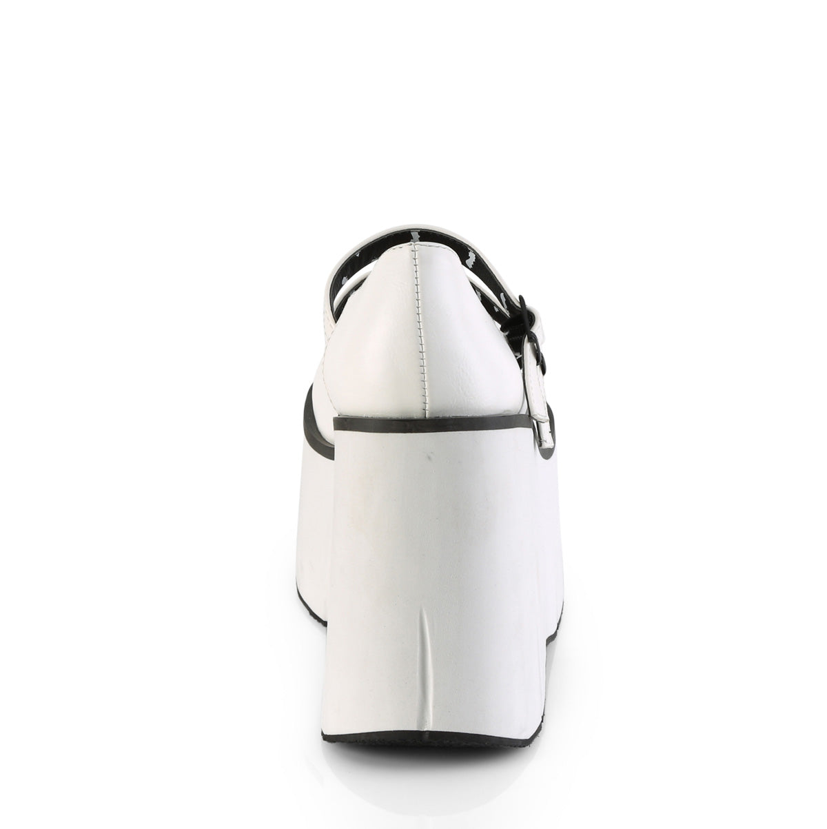 DemoniaCult Frauenpumpen KERA-08 WHT Veganer Leder