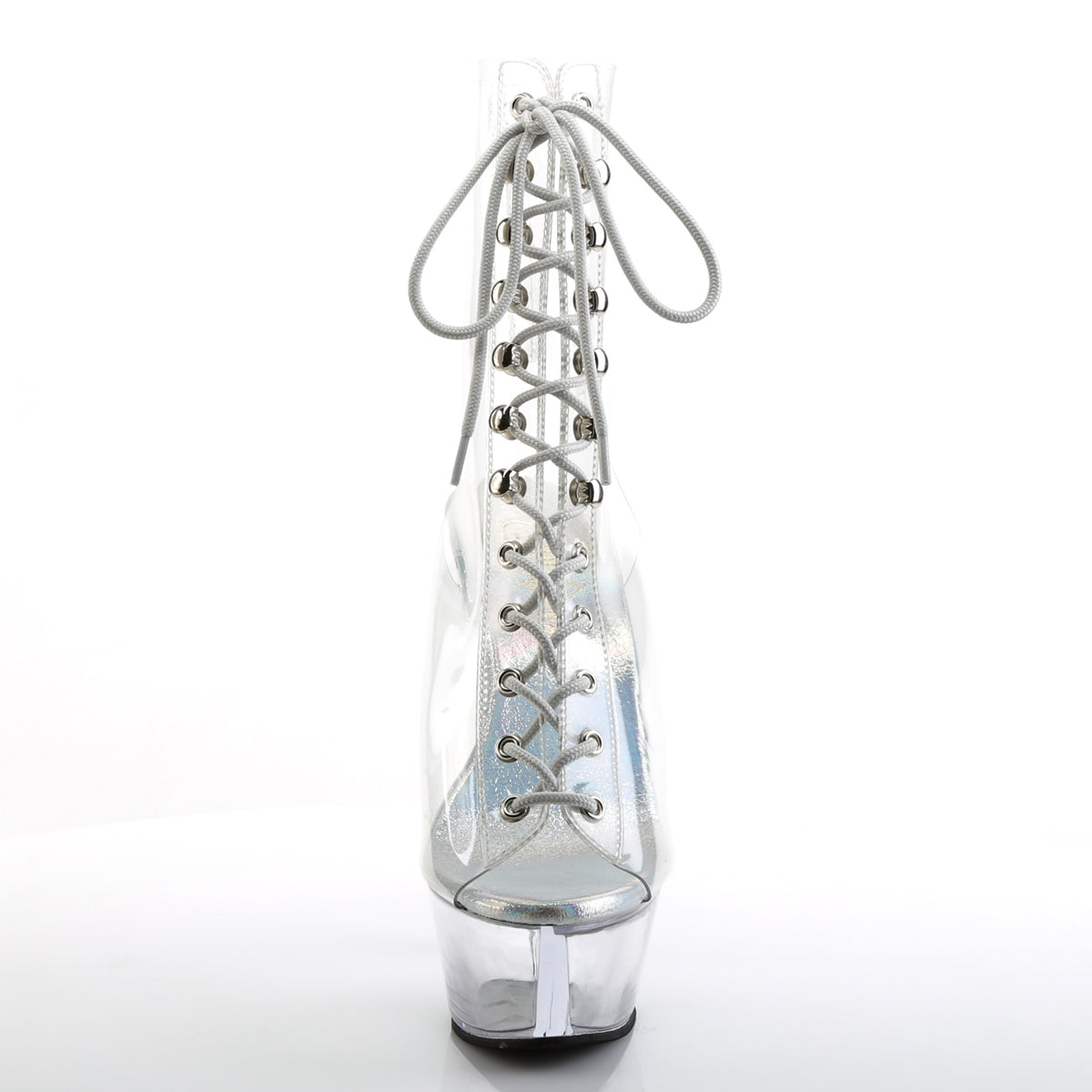 Pleaser Damen Knöchelstiefel KISS-1016c CLR / CLR