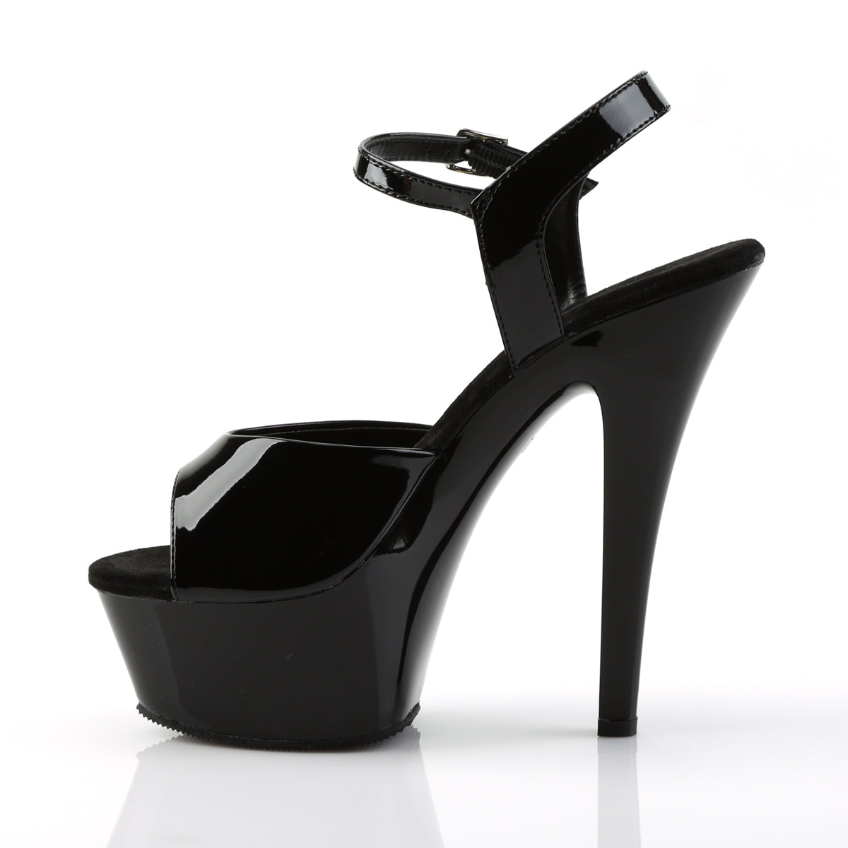 Pleaser KISS-209 BLK Pat / BLK