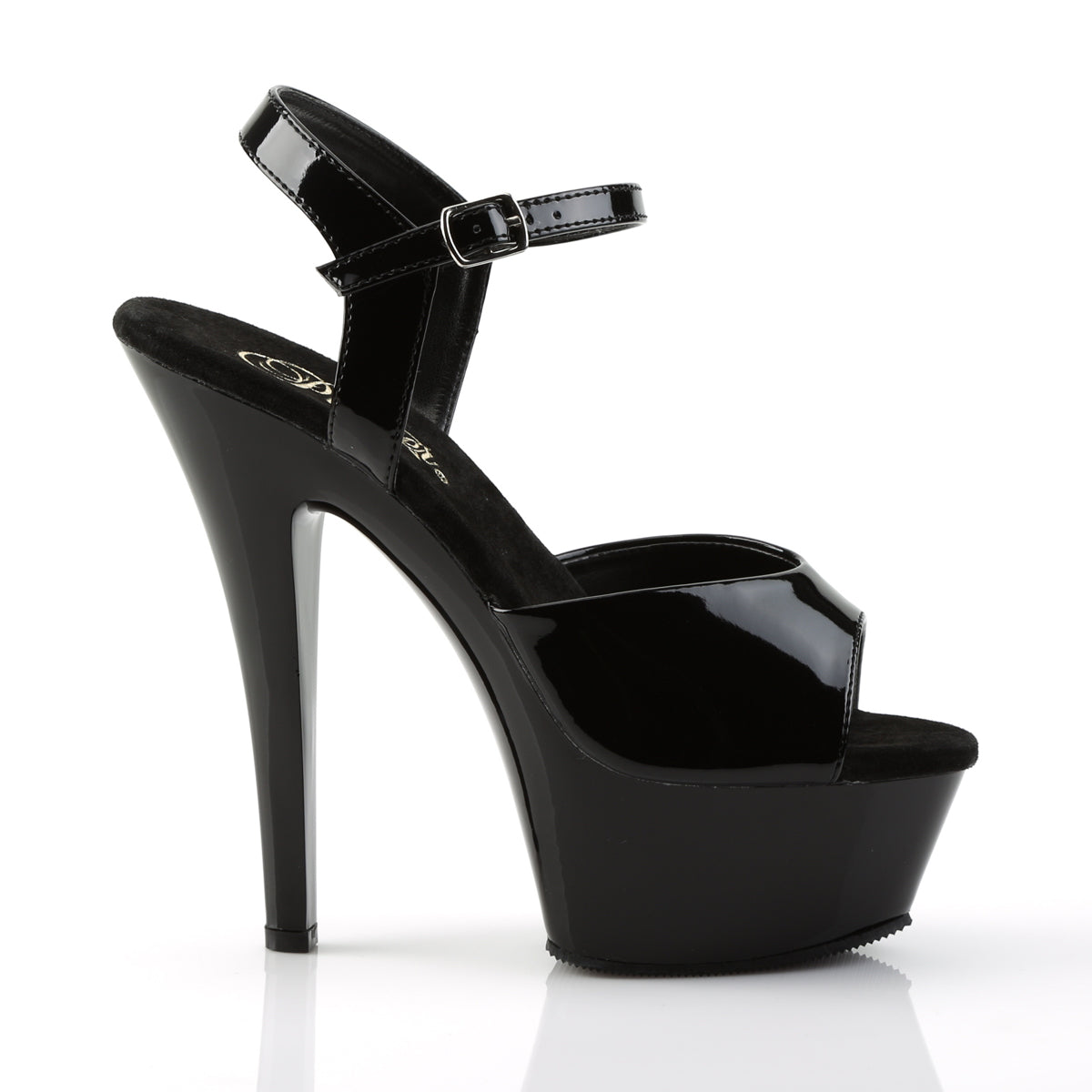 Pleaser KISS-209 BLK Pat / BLK