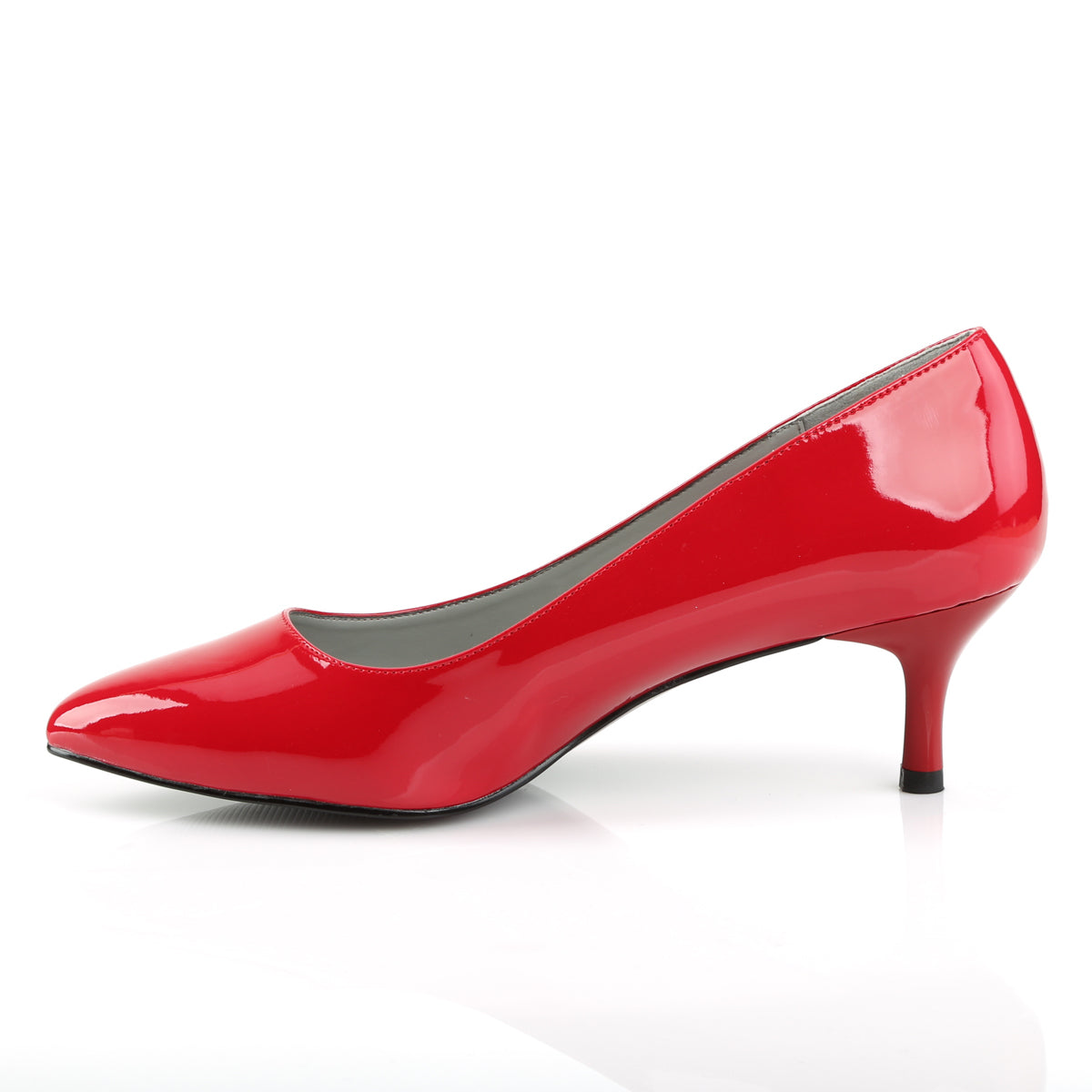 Pleaser Pink Label Frauenpumpen Kitten-01 Red Pat.