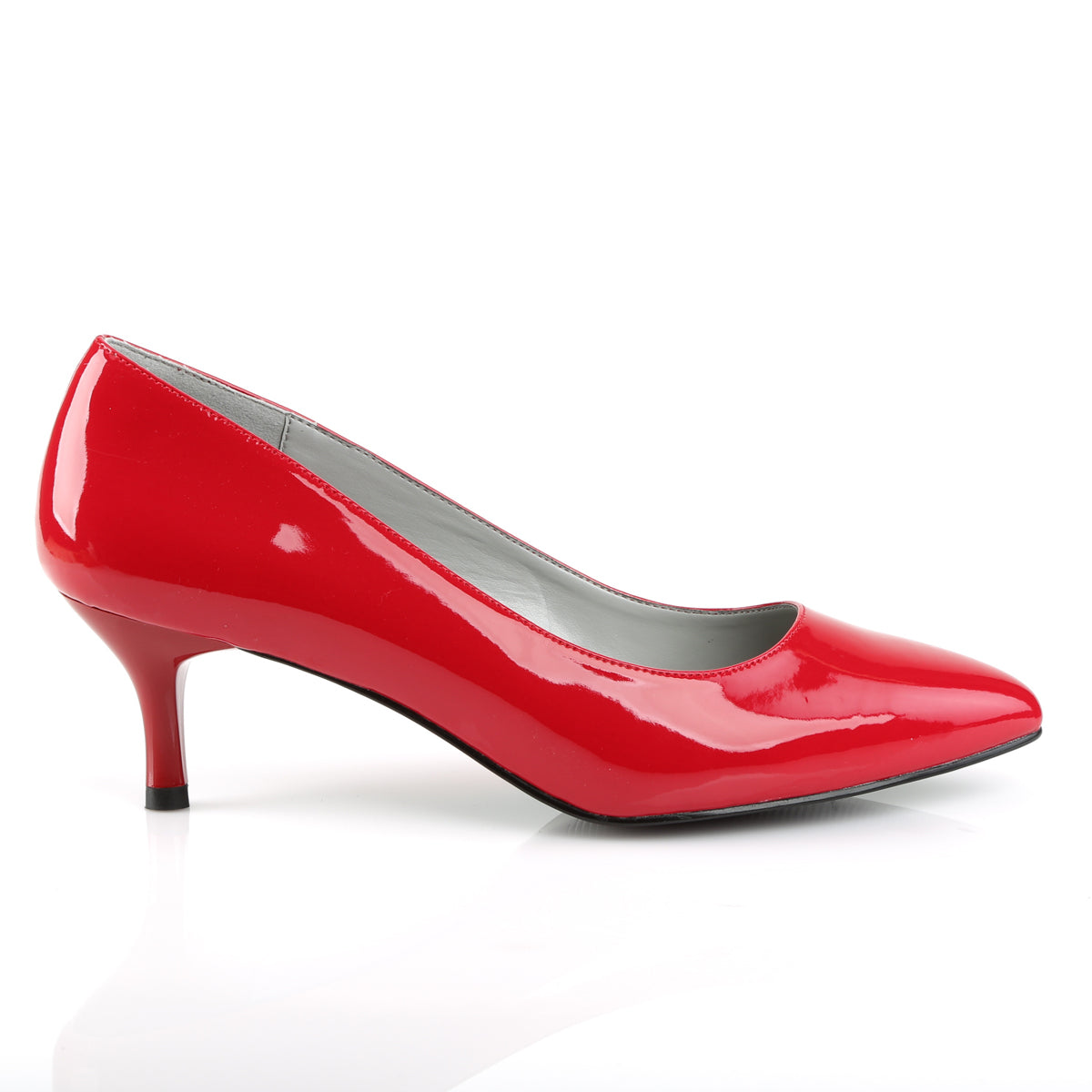 Pleaser Pink Label Frauenpumpen Kitten-01 Red Pat.