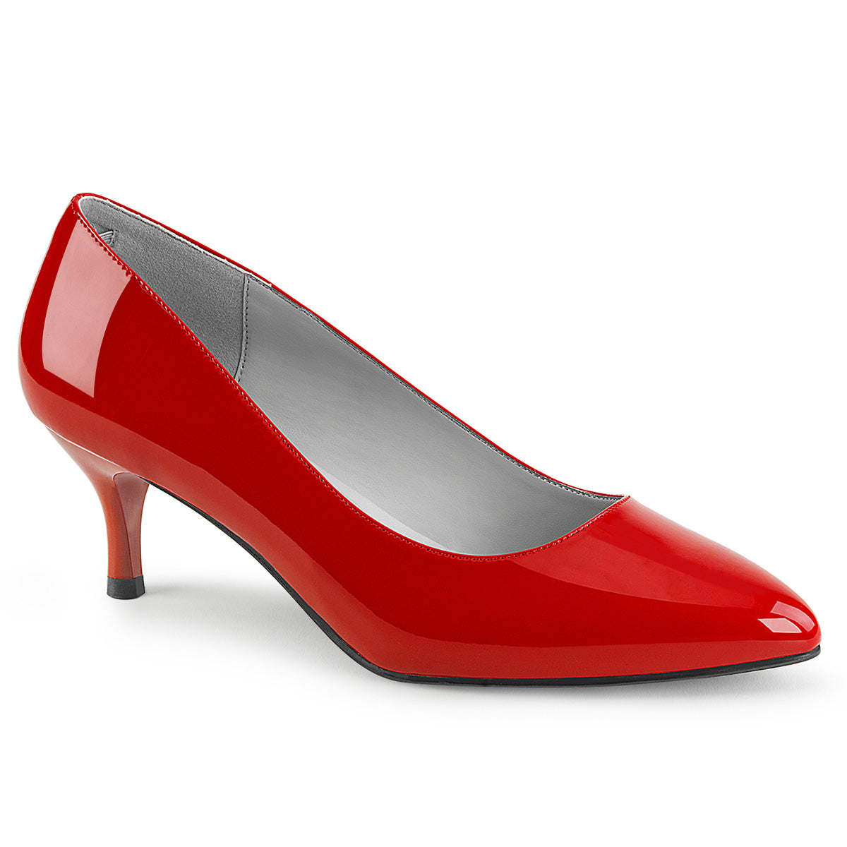 Pleaser Pink Label Frauenpumpen Kitten-01 Red Pat.