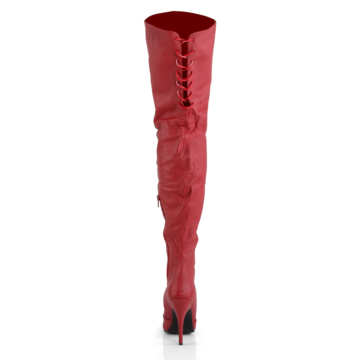 Pleaser Womens Boots. LEGEND-8899 Rotes Leder (P)