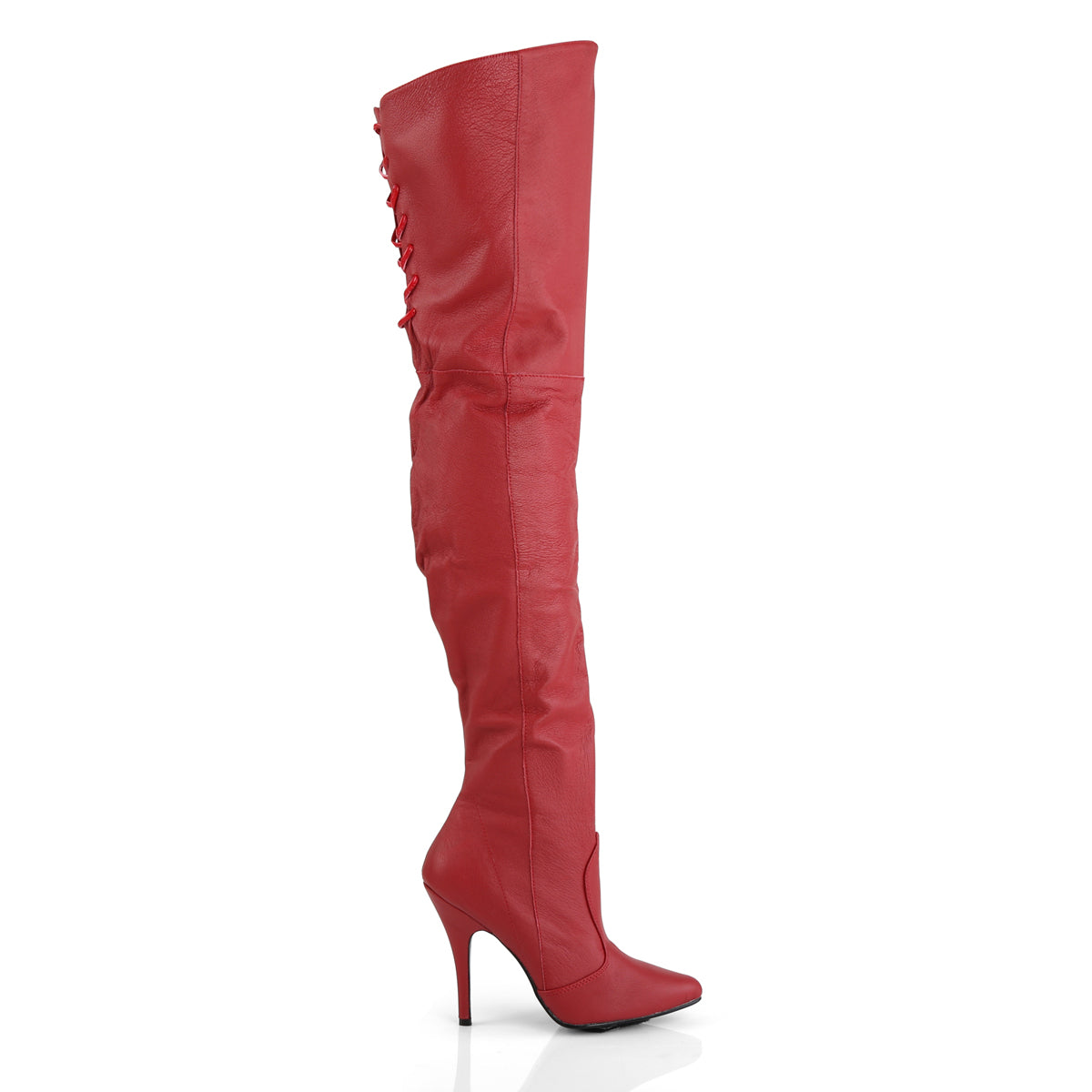Pleaser Womens Boots. LEGEND-8899 Rotes Leder (P)