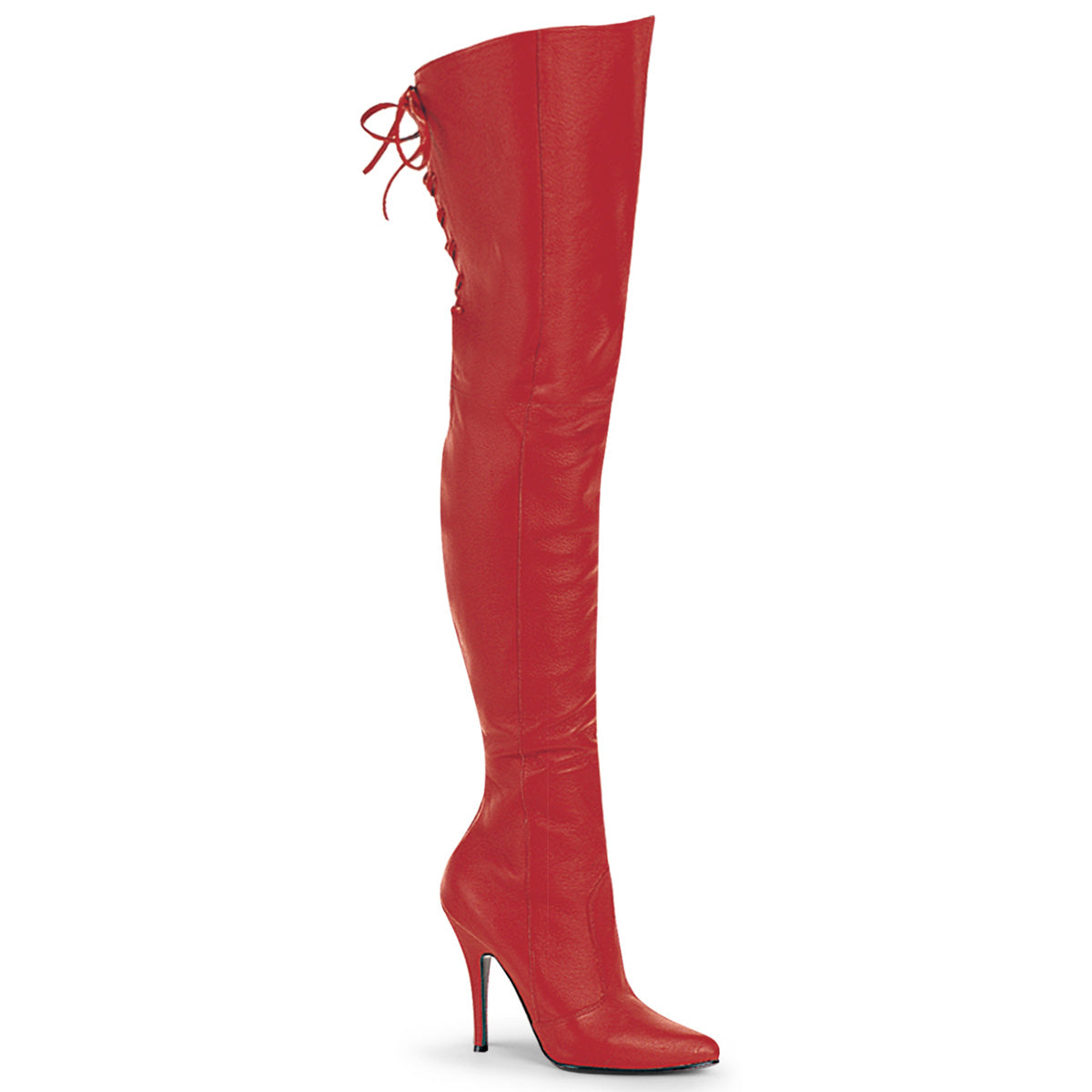 Pleaser Womens Boots. LEGEND-8899 Rotes Leder (P)