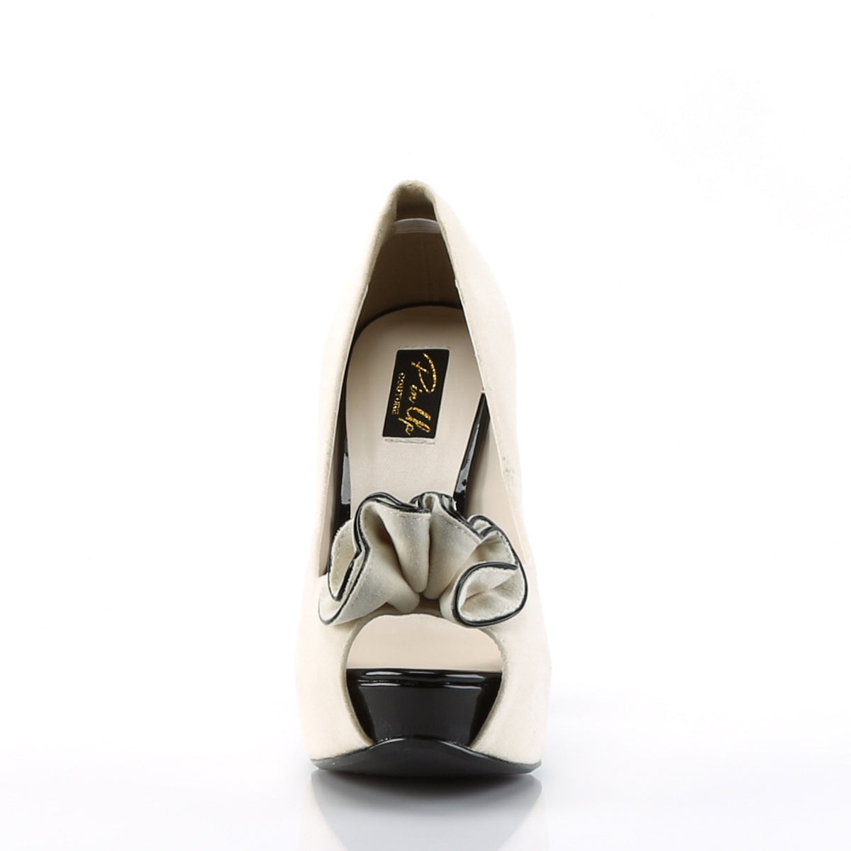 Pin Up Couture Frauenpumpen LOLITA-10 Beige Wildleder PU