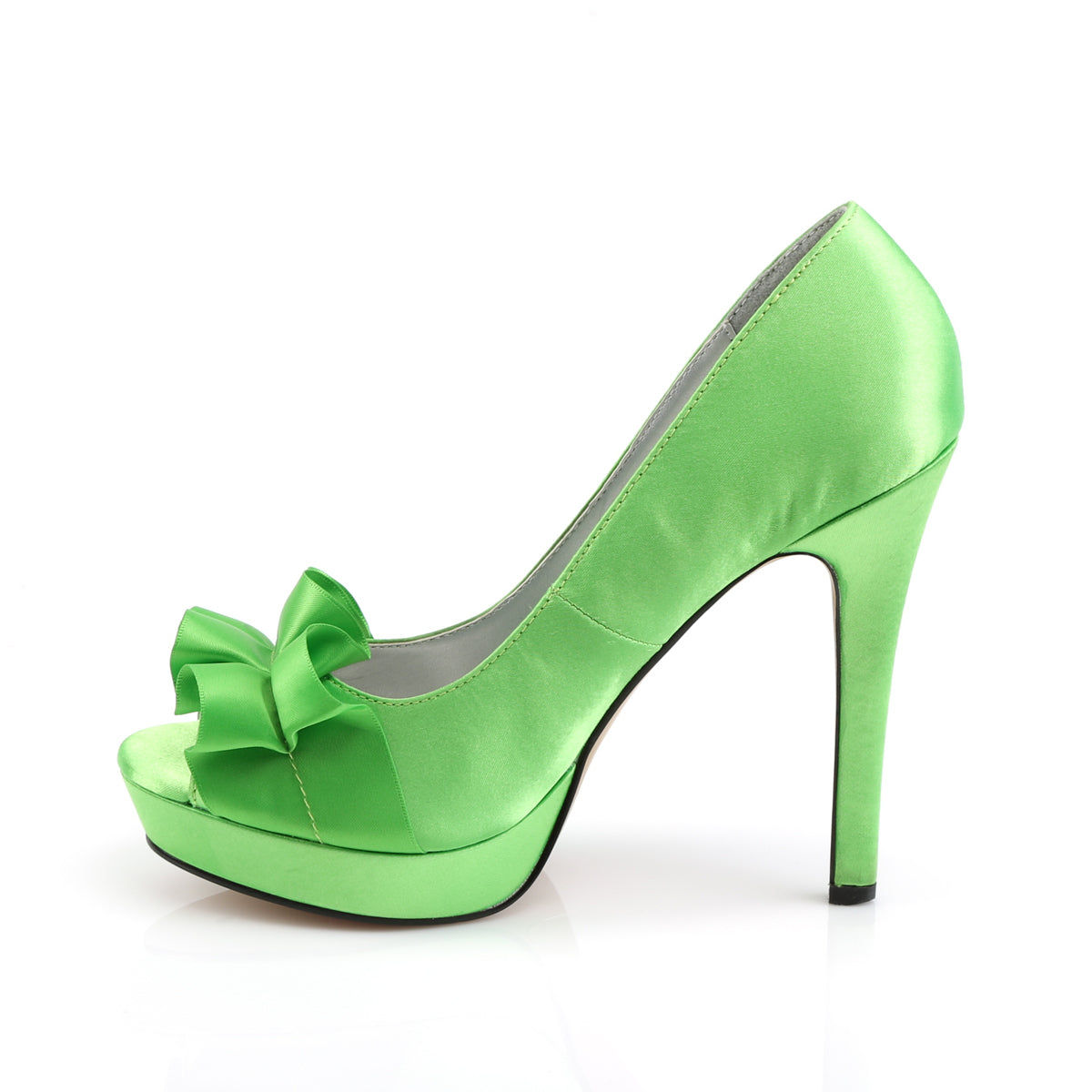Fabulicious Frauenpumpen LUMINA-42 Apfelgrünsatin