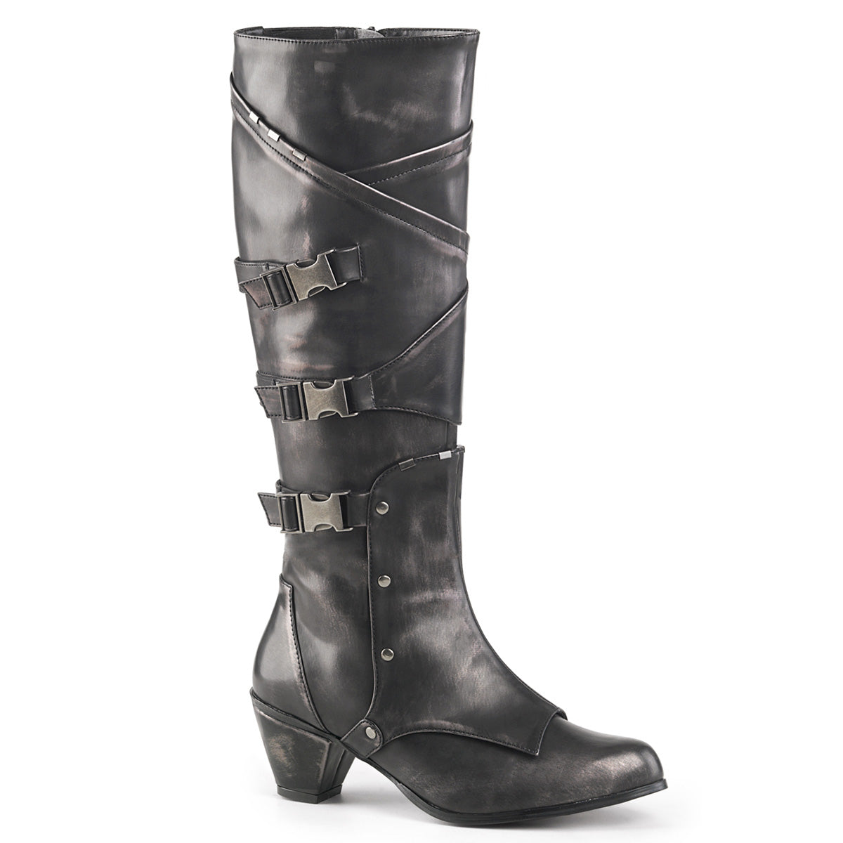 Funtasma Womens Boots. MAIDEN-8820 Zinnbürste PU