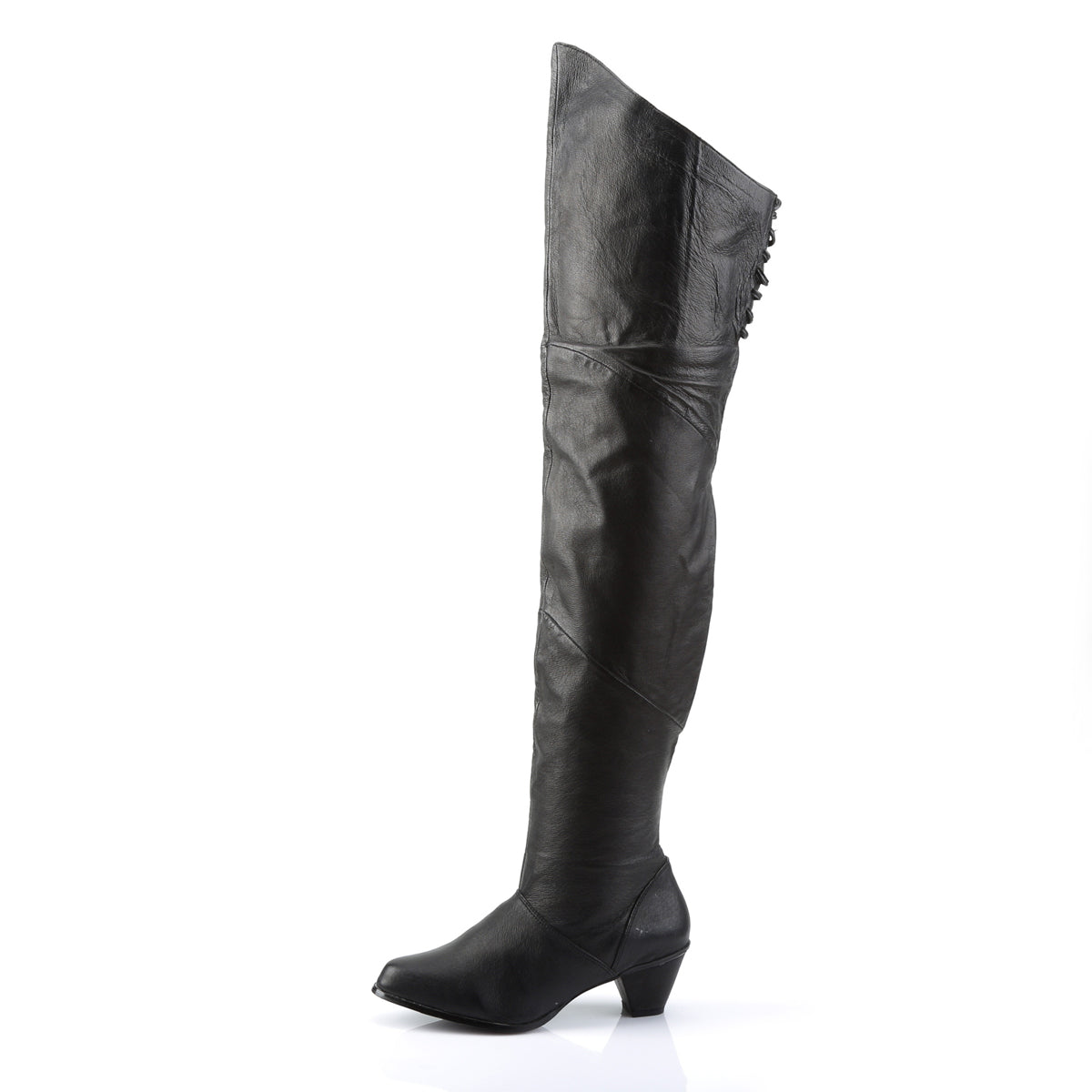 Funtasma Womens Boots. MAIDEN-8828 BLK-Leder (P)
