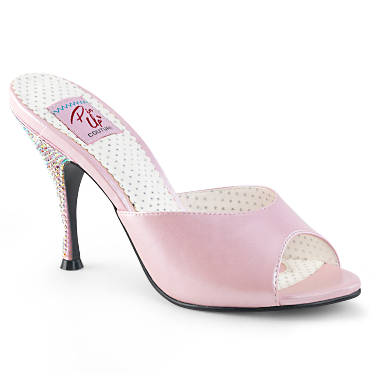 Pin Up Couture Frauenpumpen MONROE-05 Rosa Kunstleder