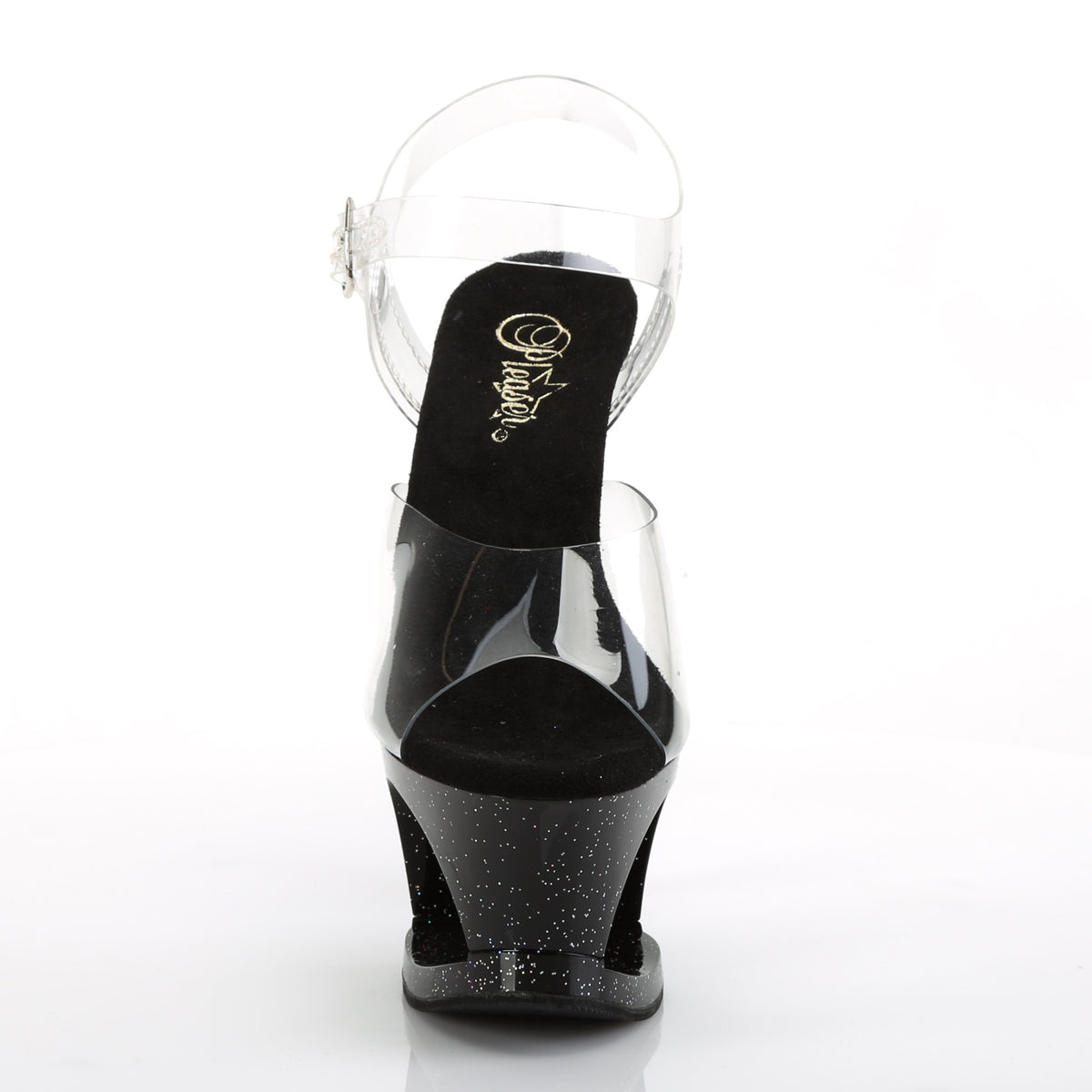 Pleaser Damen Sandalen MOON-708mg CLR / BLK