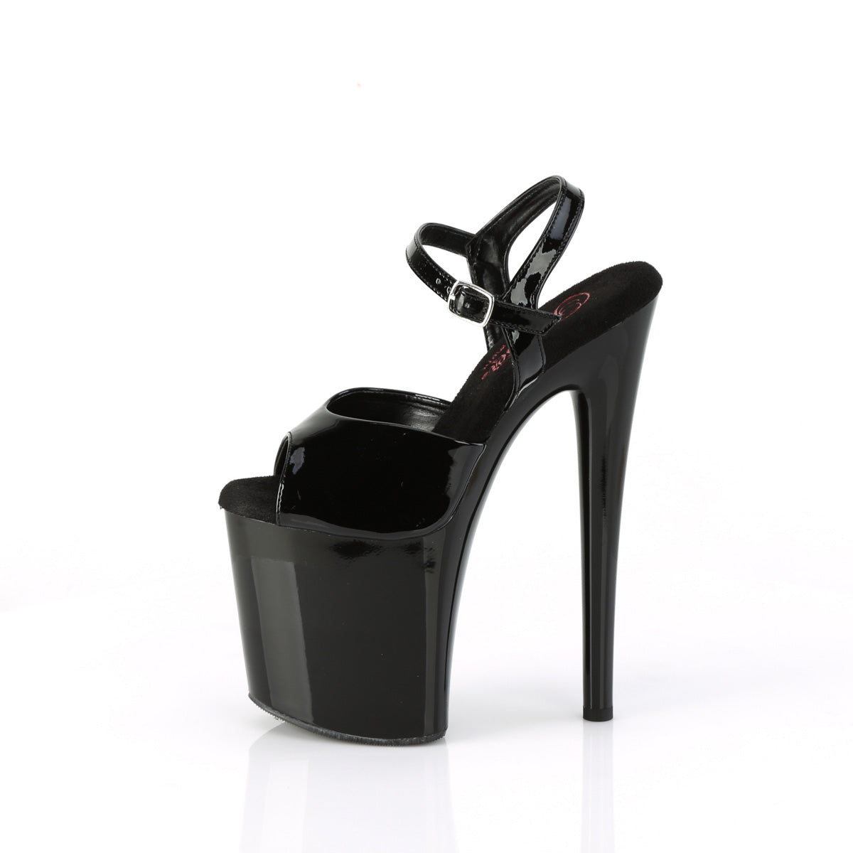 Pleaser Sandalen NAUGHTY-809 BLK Pat / BLK
