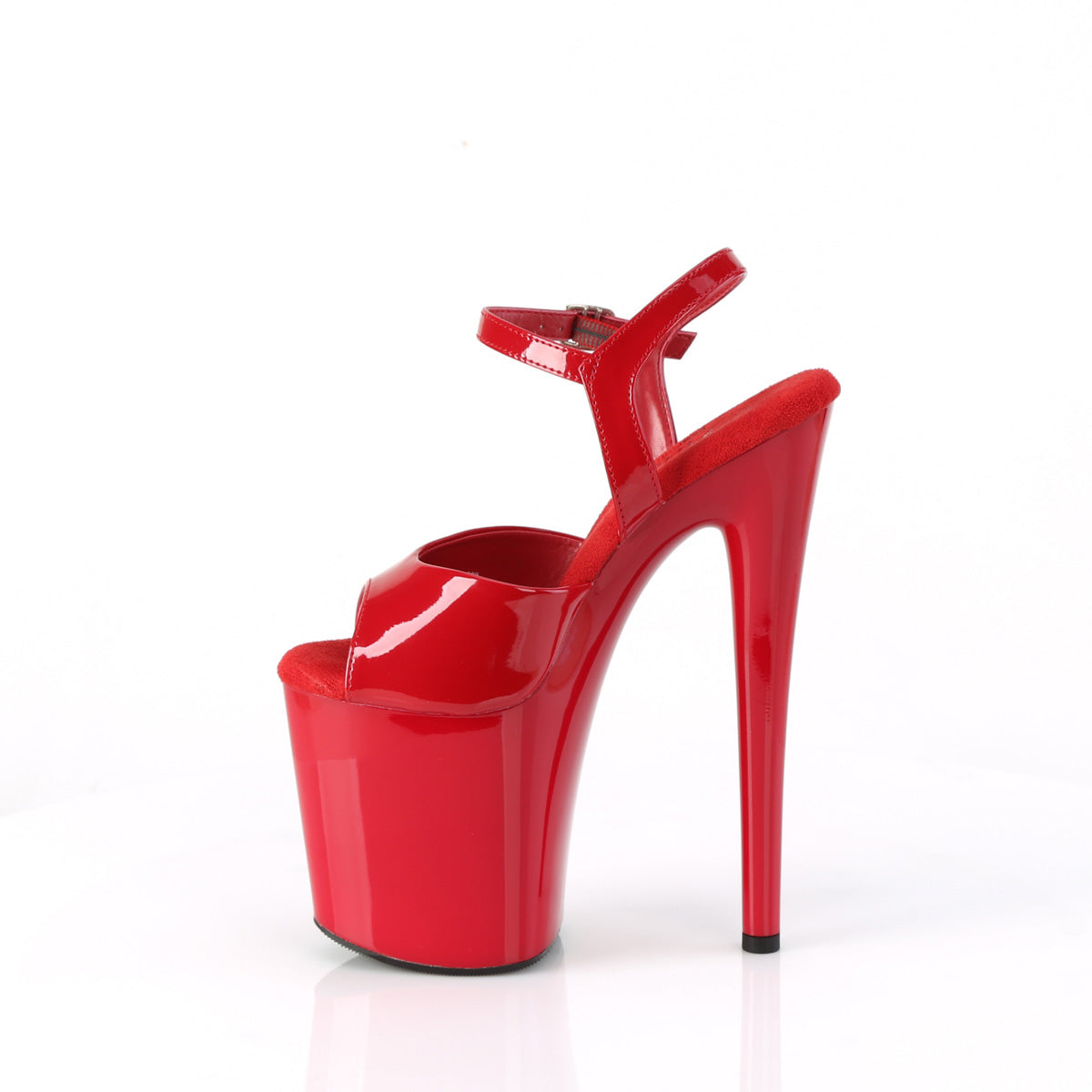 Pleaser Sandalen NAUGHTY-809 rot pat / rot