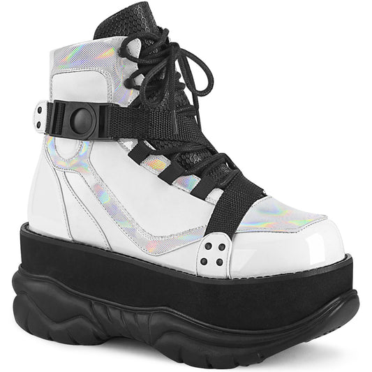 DemoniaCult Herrenstiefel NEPTUNE-181 WHT Vegan Leder Multi