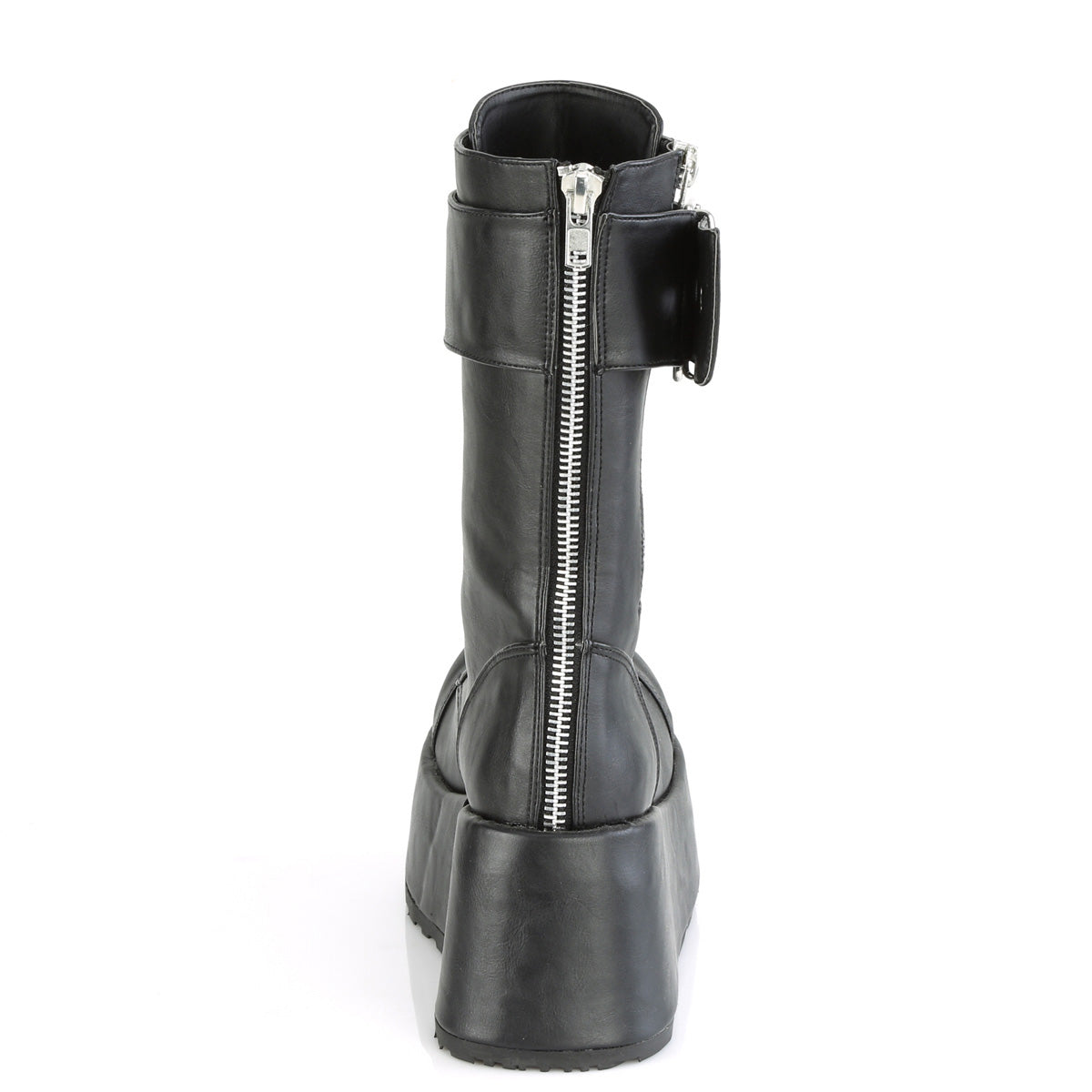 DemoniaCult Mens Boots PETROL-150 Blk Vegan Leather