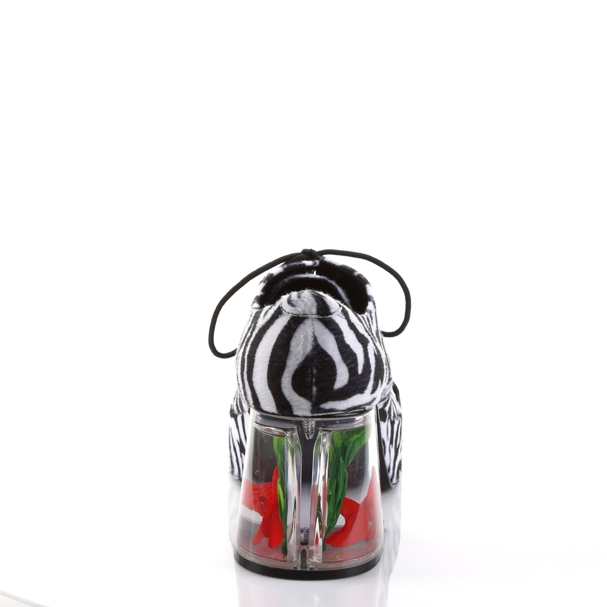 Funtasma Mens Low Shoe PIMP-02 Zebra Fur