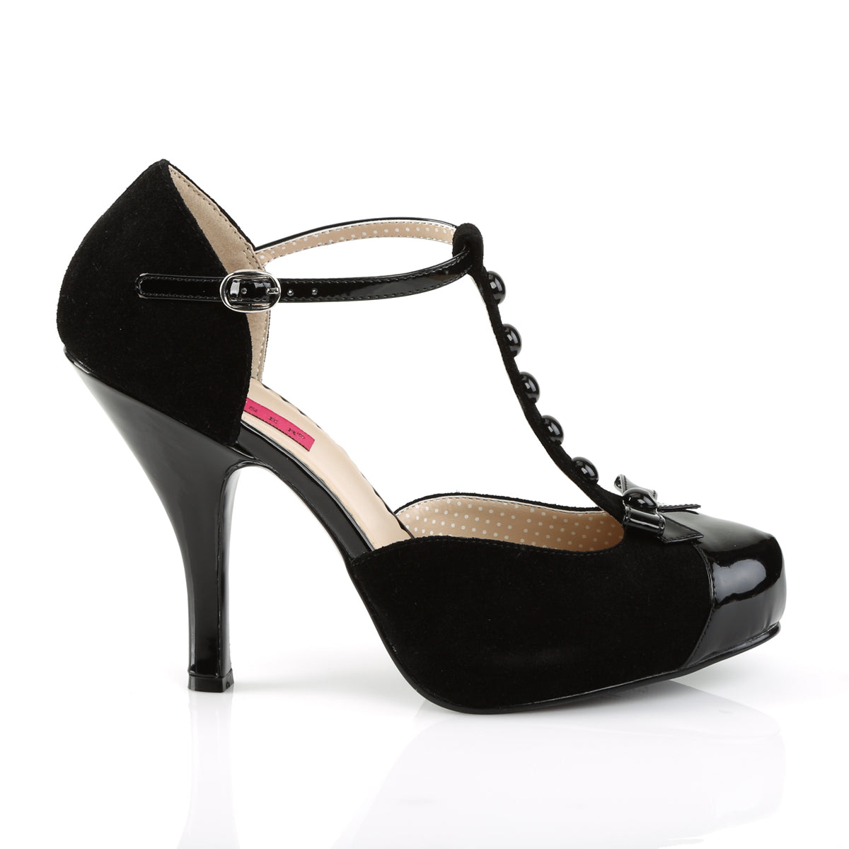 Pleaser Pink Label Frauenpumpen PINUP-02 BLK M. Weder-BLK Pat