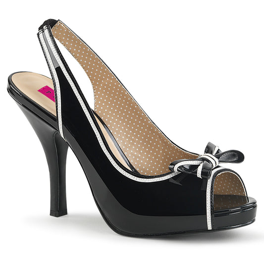 Pleaser Pink Label Frauenpumpen PINUP-10 black-who th