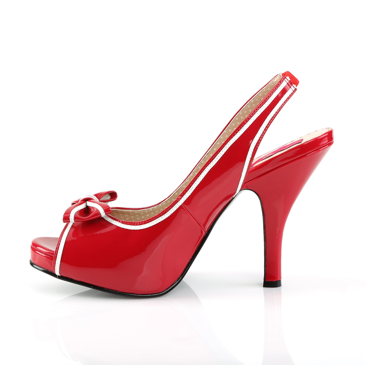 Pleaser Pink Label Frauenpumpen PINUP-10 rot-who th