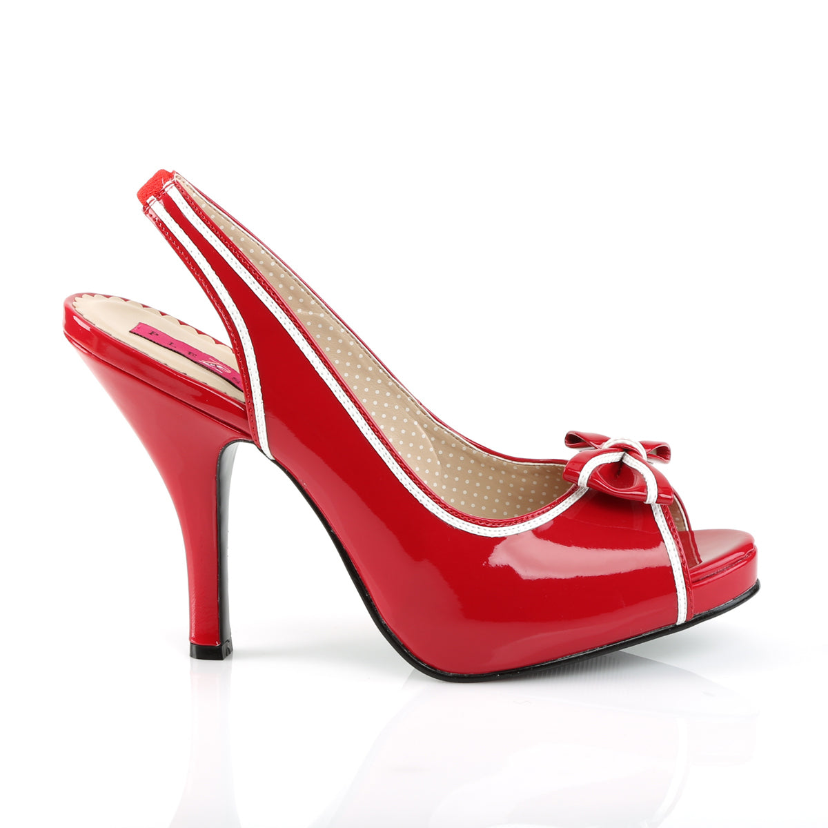 Pleaser Pink Label Frauenpumpen PINUP-10 rot-who th