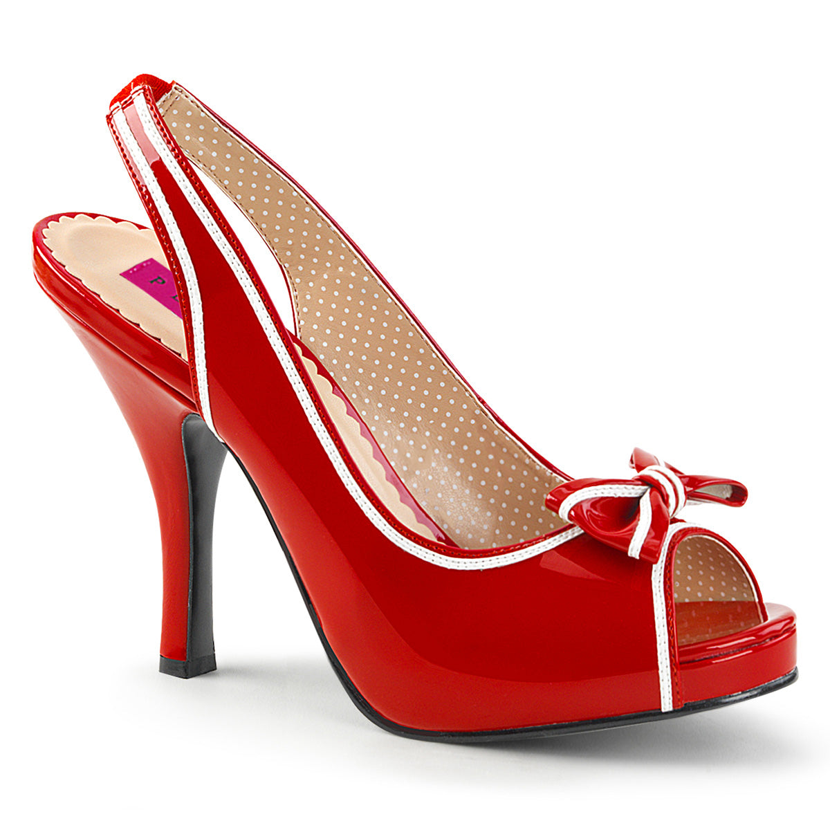 Pleaser Pink Label Frauenpumpen PINUP-10 rot-who th