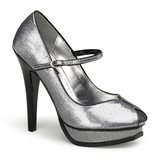Pin Up Couture Frauenpumpen PLEASURE-02g SLV Perlmaser