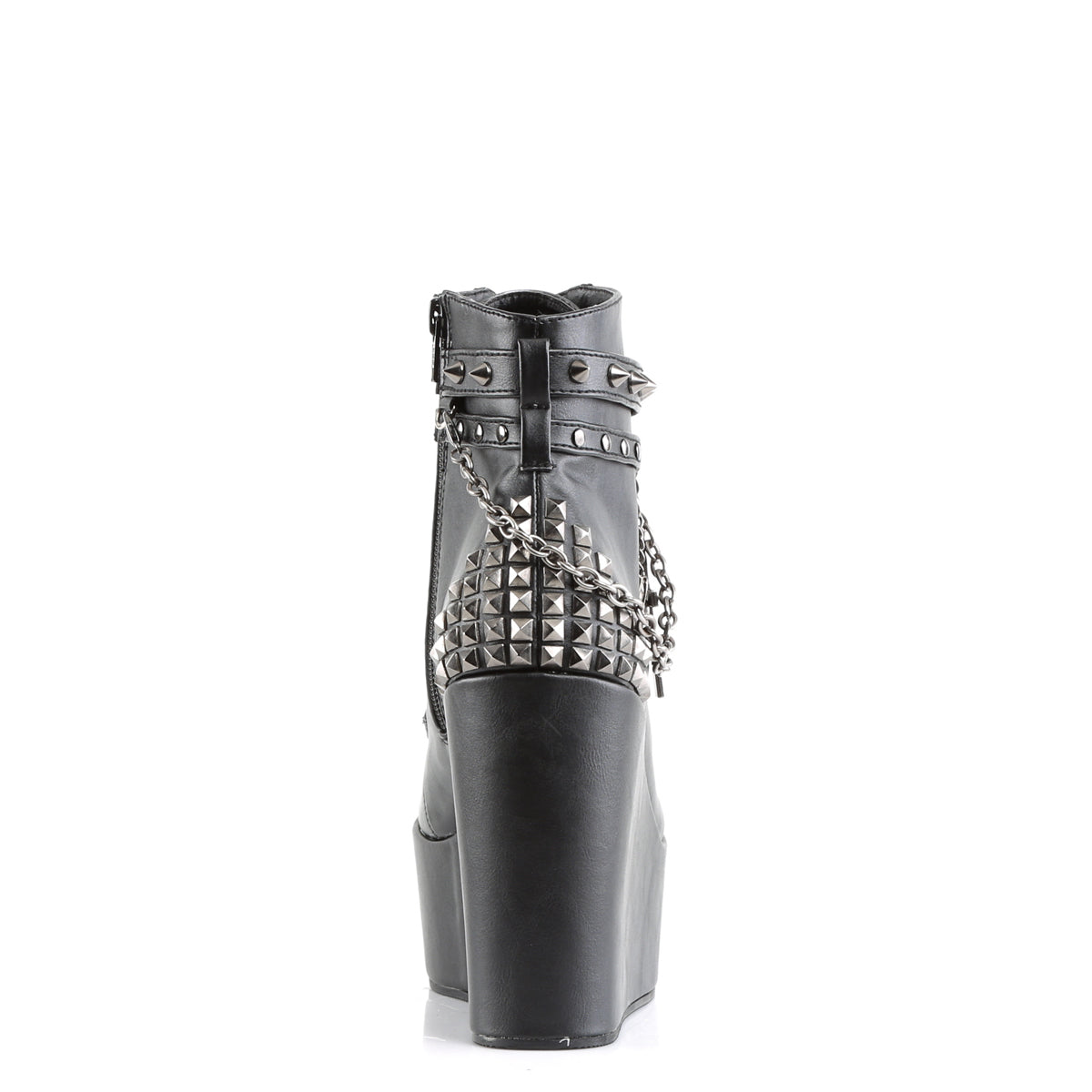 DemoniaCult Damenknöchelstiefel POISON-101 BLK Vegan Leder