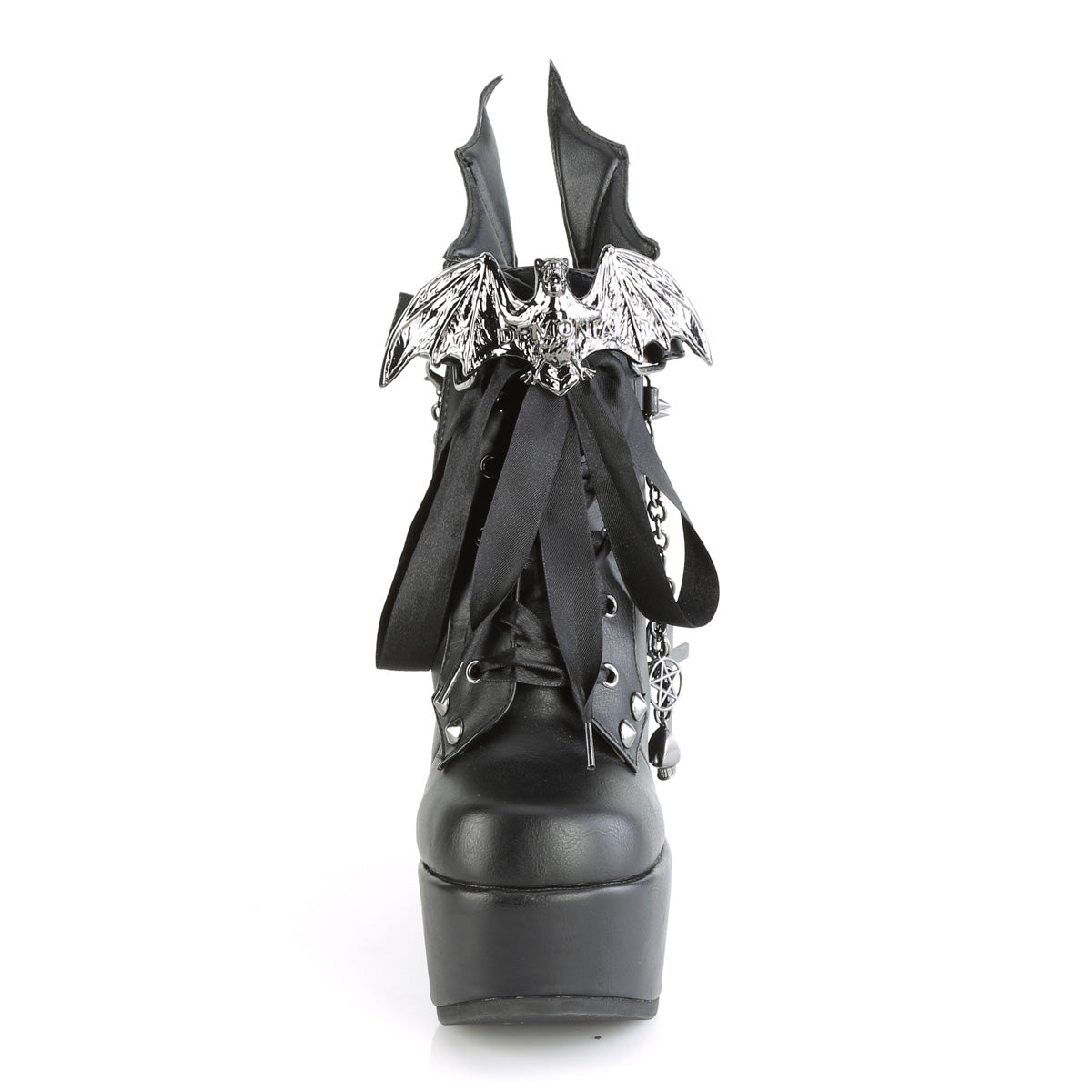 DemoniaCult Stiefeletten POISON-107 BLK Vegan Leder