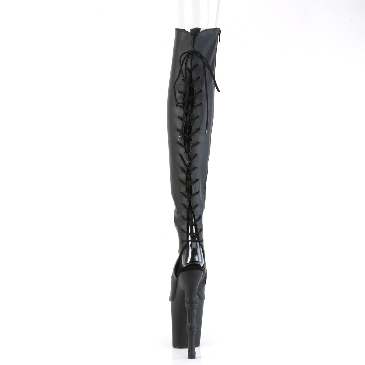 Pleaser Stiefel RAPTURE-3019 BLK Faux Leder/BLK Matte