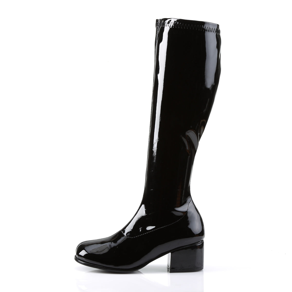 Funtasma Womens Boots. Retro-300 BLK Str Pat