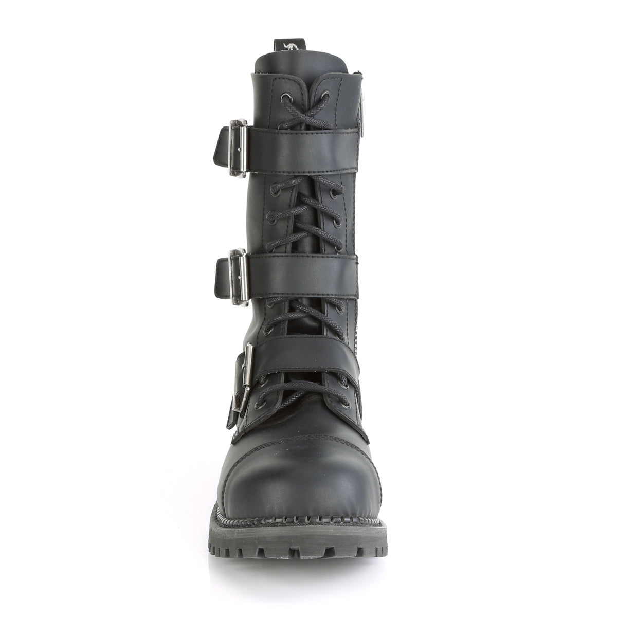 DemoniaCult Herrenstiefel RIOT-12BK BLK Vegan Leder